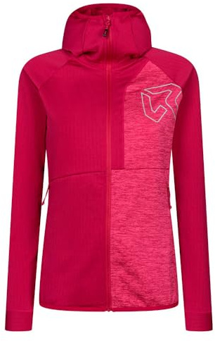 Rock Experience Headwall Hoodie FZ Woman Fleece Felpa Outdoor da Trekking | Escursionismo Donna (Pacco da 1)