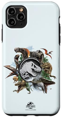 Jurassic World Rebirth Circle Logo Dinosaurs Case for iPhone 11 Pro Max