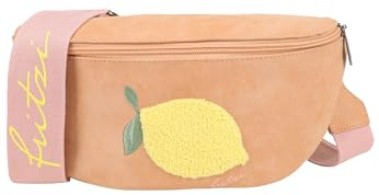 Fritzi Bum Limited Squeezy Lemon Crossbody Bauchtasche mit Reißverschluss und verstellbarem abnehmbarem Schultergurt für Alltag und Freizeit 9 x 29 x 13 cm, Mehrfarbig