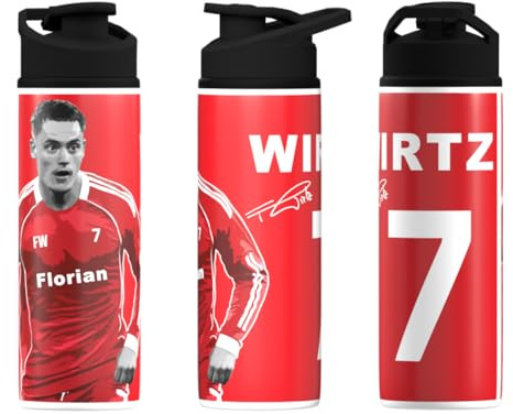 Partisan Liverpool Wirtz Big Mouth Water Bottle (Red, 600, Millilitres)