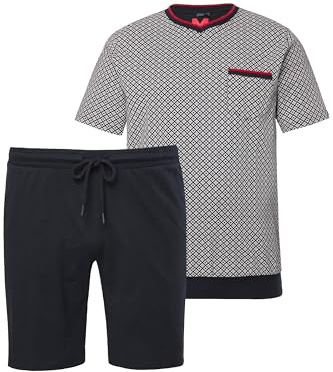 Men Plus Herren Langer Schlafanzug