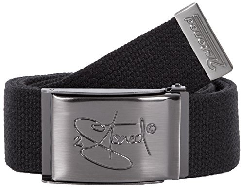 2Stoned Geldgürtel Tresorgürtel Unisex 4 cm breit, matte Schnalle Classic + Flaschenöffner, für Damen und Herren