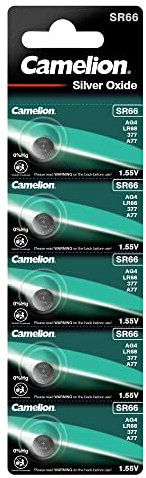Camelion Silver Oxide SR66W/377 1.55V pile bouton - 1x Blister