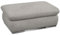 Cavadore Hocker Alkatraz / Polsterhocker passend zum Ecksofa oder zur Wohnlandschaft Alkatraz / Modernes Design / 101 x 43 x 68 / Hellgrau
