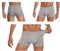 Mens jetables 100% Coton sous-vêtements Voyage Boxers Briefs Shorts Portable Blanc/Gris 5PK (Gris, Large - Taille 33.5 -36.5 / 84-92cm)
