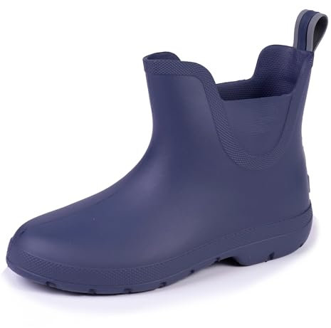 Isotoner Bottes de Pluie Chelsea Femme - Bleu - 39 EU