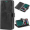 Mulbess Vintage Handyhülle für Samsung Galaxy A51 - Leder Klapphülle, Schutzhülle, Handytasche mit Tasche - Schwarz