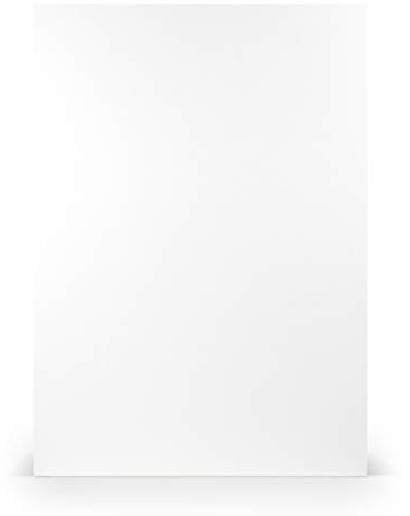 PAPERADO 25x Briefpapier DIN A4 - Weiß gerippt 100 g/m² - Papierbögen in 29,7 x 21 cm zum Basteln & Drucken