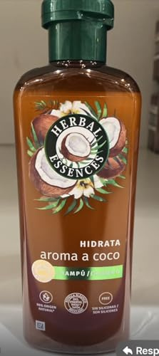 Herbal Essences Feuchtigkeitsspendendes Shampoo mit Kokosduft, 350 ml, intensive Feuchtigkeit für sehr trockenes Haar
