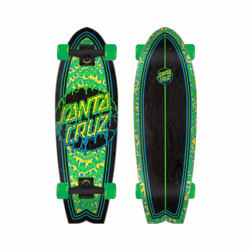 NHS Santa Cruz Skateboarding Cruiser Skateboard Complete