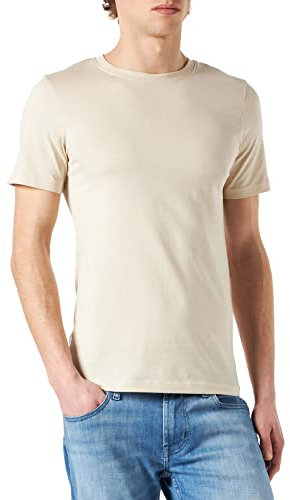 JACK&JONES Men's JJEORGANIC Basic TEE SS O-Neck NOOS T-Shirt, Moonbeam/Detail:Slim, XS