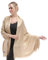 KAVINGKALY Damen Glitter Pashmina Schal Shimmer Reversible Schals und Wraps Schal für Frauen(Gold)