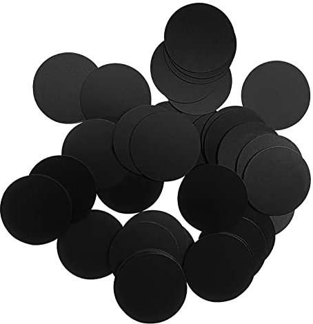 NFC Tag Card (Pack de 30) Black NFC Tags NTAG215 Card Compatible avec Apple iPhone Short Commands iOS App/Homekit & Android Smartphone Apps NTAG Memory Chip RFID Tags Autocollants