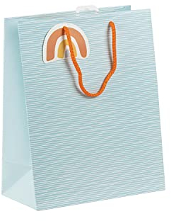 Clairefontaine 30663-2C - Geschenktasche Format L, 26,5 x 14 x 33 cm, ideal für voluminöse Geschenke, 1 Stück, Welcome