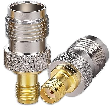 TUOLNK SMA auf TNC Adapter SMA Buchse auf TNC Buchse Koaxialstecker für Antennenrouter SMA TNC Koaxial Adapter 2pcs