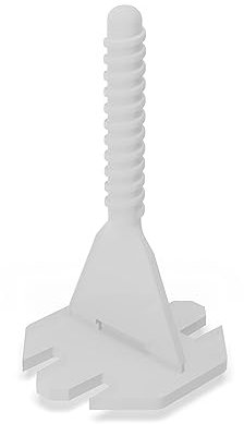 FUX 400 Stück Gewindelaschen Fugenbreite 2mm, Fliesen Werkzeug Fliesenverlegehilfe Fliesen Verlegesystem Fliesenleger Zubehör Zuglaschen 2mm (400 Laschen 2mm)