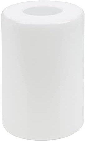 PACKOVE Abat-jour En Verre Globe De Lampe Cylindrique En Verre Couverture Légère Couvercle De Lampe En Cylindrique Cheminée De Lampe En Blanche Un Rouleau Lampadaire