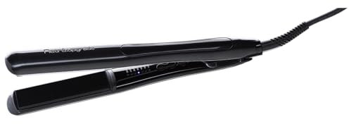 Retro Upgrade RUP-F78C | Plancha Profesional | Color Negro - Plancha de Pelo | Placas de Turmalina | Temperatura Ajustable hasta 230ºC