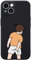 Wihytec Funny Boy Phone Case for iPhone 12 Silly Case Cover Liquid Silicone Soft Gel Rubber Durable Matt Phone Cover with Microfiber Lining Protective Cover