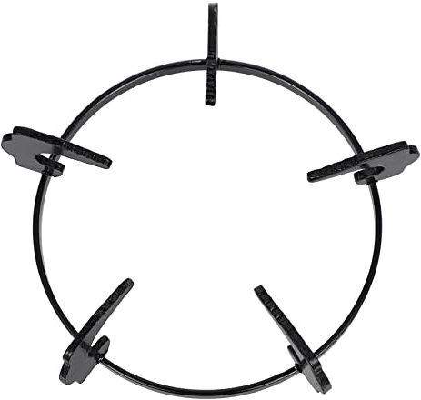 ABOOFAN Thickened Round Gas Stove Rack Black Multi-functional Stove Stand Kitchen Supplies Sturdy Frame for Gas Burners