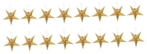 Ciieeo 16 STK Weihnachtsbaum hängende Dekoration bürodeko büro Dekoration Sterne Decke Lampenschirm aus Papierstern Wohnkultur hochzeitsdeko hängende Dekoration