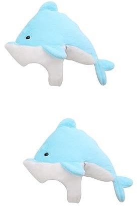 Toyvian 2stücke Adorable Dolphin Shape Hat Lustiger Plüschhut Für Cosplay Und Partys Für Erwachsene Bequeme Kopfbedeckung Für Festivals Und Fotorequisiten