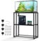 VEVOR Aquariumständer, 20 Gallonen Fischtankständer, 63 x 33 x 76,2 cm Stahlschildkrötentankständer, 76 kg Tragkraft, Reptilientankständer mit Aufbewahrung, Hardware-Kit und Rutschfesten Füßen
