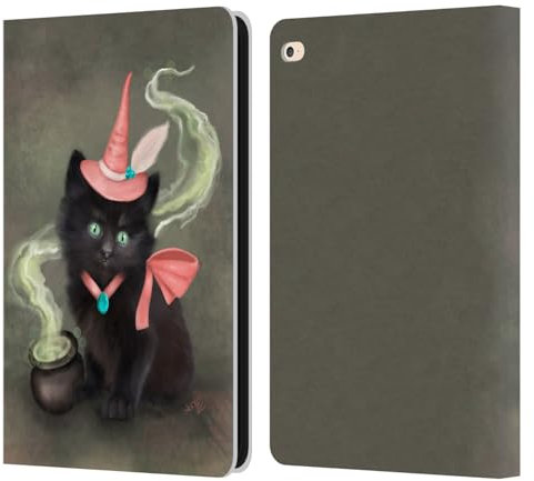 Head Case Designs Licenza Ufficiale Ash Evans Incantesimo Familiare Grafica Custodia Portafoglio in Pelle Compatibile con Apple iPad Air 2 (2014)