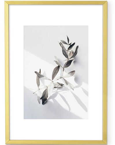 Feihorrm Bilderrahmen 20x30 Gold, Aluminium 20x30 cm Fotorahmen, Metall Rahmen Mit gehärtetem Glas, Für 20x30 cm-Fotos ohne Passepartout oder 12x17 cm-Fotos mit Passepartout