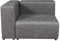[en.casa] Sofa-Modul Suldal Eckelement mit Armlehne Links Eckteil Sofa-Element Modulares Sofa gepolstert 110 x 109 x 68 cm Wildlederimitat Couch-Element Schwarz