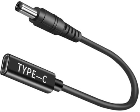 5.5 X 2.1mm DC Plug to USB C 100W Cable, DC 12V PD Charger Adapter made for Asus Laptop Series, Router, Printer, RVs, Solar Generator