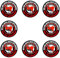 96 Stück Aufkleber 4cm rund Wer heut der Antifa applaudiert wär 33 mitmarschiert Sticker Sparpack gut haftend Aktiv werden 4 cm