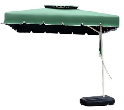 Sonnenschirm Gartenschirm Außenschirm 2,2m/7,2ft Gartenschirm Outdoor Metall Gartenschirm Marktschirm mit Standfuß Strandschirm Sonnenschirm (B)