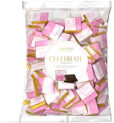 Confetti Maxtris - Maxtris Cioccolatini CELEBRATE DARK, Rosa, busta 1 kg