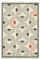 Kelim Läufer, 6,6 x 61 cm, handbedruckter Baumwoll-Läufer, für drinnen und draußen, steinfarben, waschbar, Läufer, dick 0,5 cm, Handwäsche, Grün und Orange, Flachgewebe, Läufer für Flur,