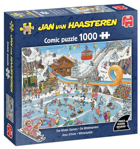 Jan Van Haasteren – JVH – Winterspiele – Winter Games – Puzzle für Erwachsene – 100% recycelter Karton – 1000 Teile Jumbo