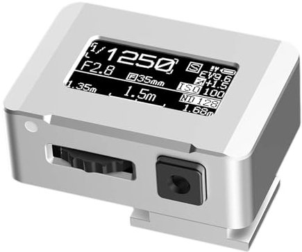 Vituord Kamera-Belichtungsmesser Mit Belichtungsanzeige, 30°-Durchschnittsmessung, OLED-Display, Blitzschuhhalterung, ISO-Einstellung, Blende Und Verschlusszeit