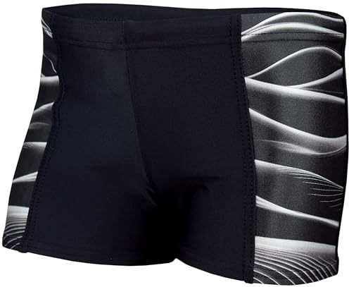 Aquarti Badehose Jungen Schwimmhose | mit Kontrast-Einsätzen – Bequeme Badehosen für Jungen