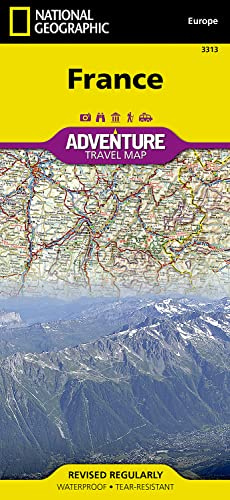 France Map: Adventure Maps (National Geographic Adventure Map, 3313)