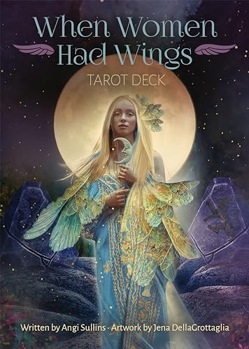 When Women Had Wings Tarot Deck: Includes 78 purple gilt-edged cards, an organza drawstring pouch, and a vividly illustrated 198-page guidebook.