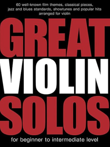 Great Violin Solos: Noten, Sammelband für Violine