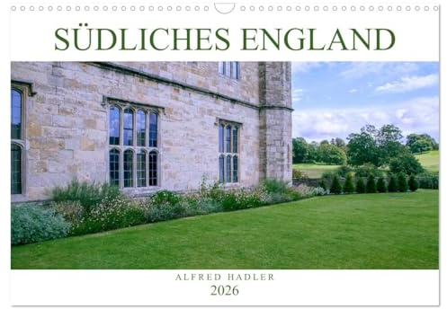 Südliches England (Wandkalender 2026 DIN A3 quer), CALVENDO Monatskalender: Bezaubernde Eindrücke von englischen Landschaften (CALVENDO Natur)