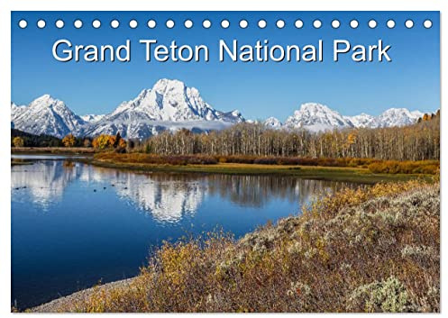 Grand Teton National Park (Tischkalender 2026 DIN A5 quer), CALVENDO Monatskalender: Die Grand Teton Bergkette bildet das Herzstück des gleichnamigen National Parks. (CALVENDO Natur)