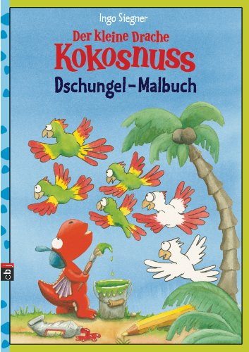 Der kleine Drache Kokosnuss - Dschungel-Malbuch (Lustige Malbücher)