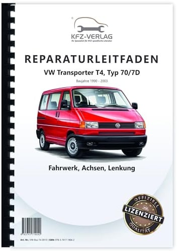 VW Transporter T4 1990-2003 Fahrwerk Achsen Lenkung Reparaturanleitung