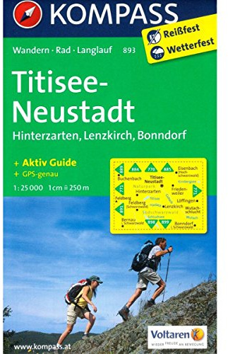 Titisee - Neustadt: Wanderkarte mit Aktiv Guide, Radwegen und Loipen. GPS-genau. 1:25000 (KOMPASS Wanderkarte, Band 893)