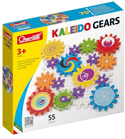 Quercetti - Georello Kaleidogears, 34 x 29 x 8 cm, 3-7 Jahren