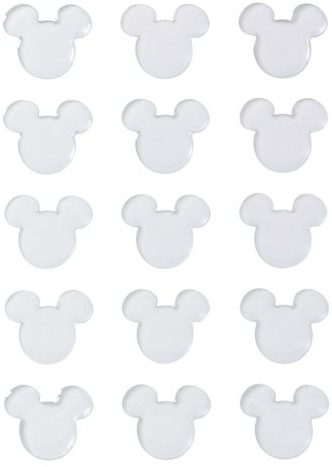 Disney Mickey Icon Clear Epoxy Stickers