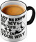 Funtasstic Tasse Let me know if my Biceps get in your Way - Kaffeepott Kaffeebecher by StyloTex