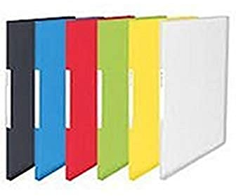 Esselte Vivida 624003 Dokumentenhülle, weich, 40 Hüllen, 80 Seiten, transparente Hüllen, verschiedene Farben, 20 Stück